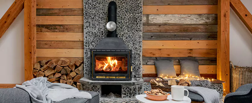 Thelin Hearth Products Direct Vent Gas Stove Fireplace Inspection in Roseburg, Oregon